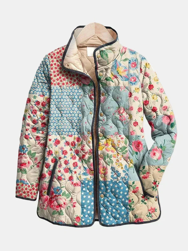 Gwenora | Chaqueta Acolchada Patchwork Floral