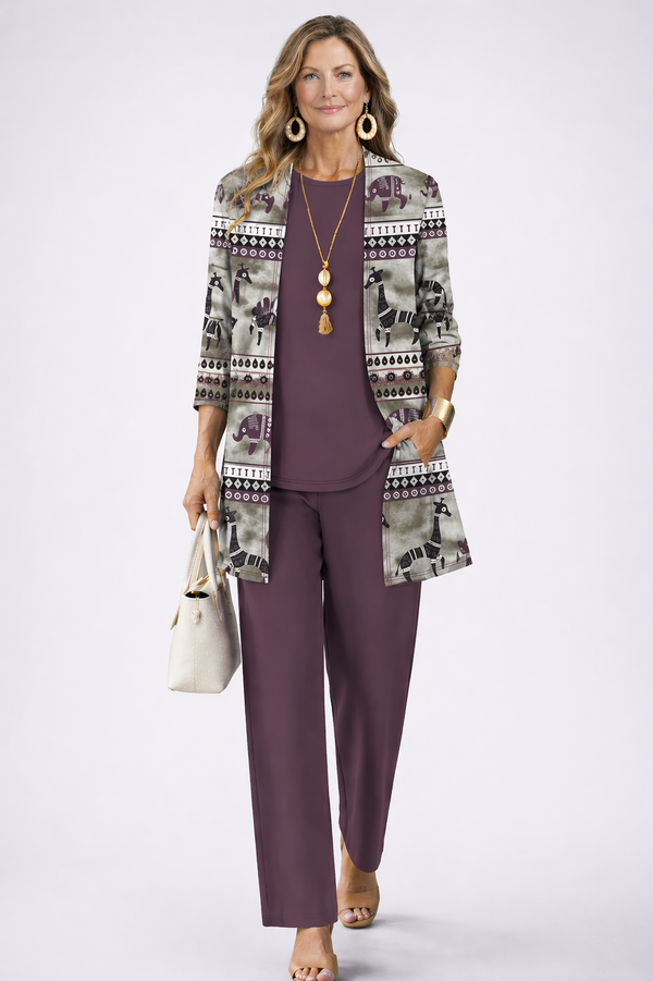 Melanie | Conjunto de Tres Piezas Classic Elegance