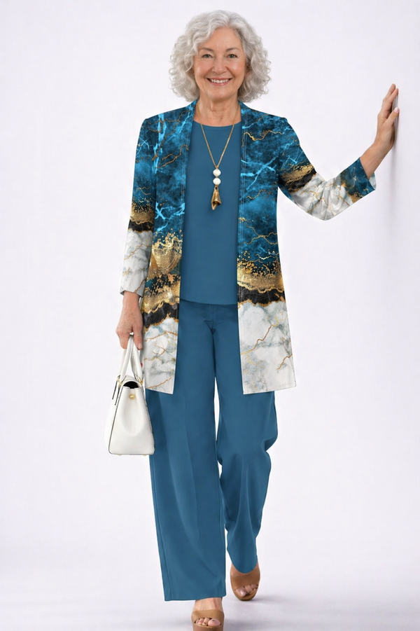 Sheryl | Conjunto de Tres Piezas Classic Elegance