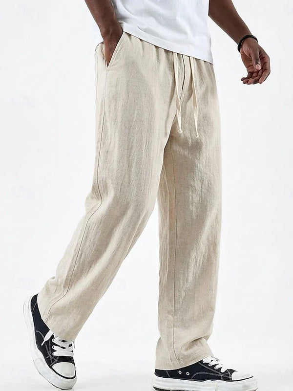 Pantalón de Lino — Corte Ancho