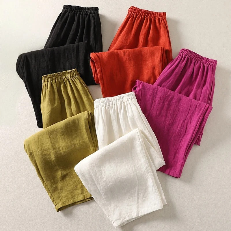 Lisette | Pantalón de Pierna Ancha Relajado