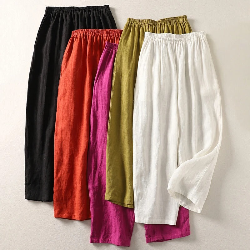 Lisette | Pantalón de Pierna Ancha Relajado