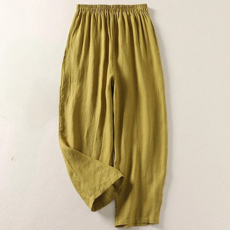 Lisette | Pantalón de Pierna Ancha Relajado