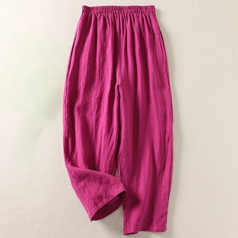 Lisette | Pantalón de Pierna Ancha Relajado