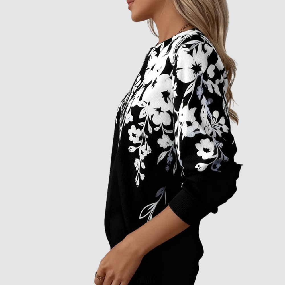 Jillanna | Sudadera con Media Cremallera