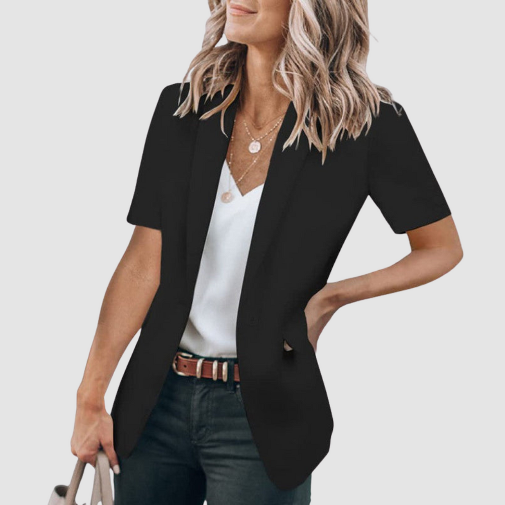 Dollie | Blazer Moderno de Manga Corta