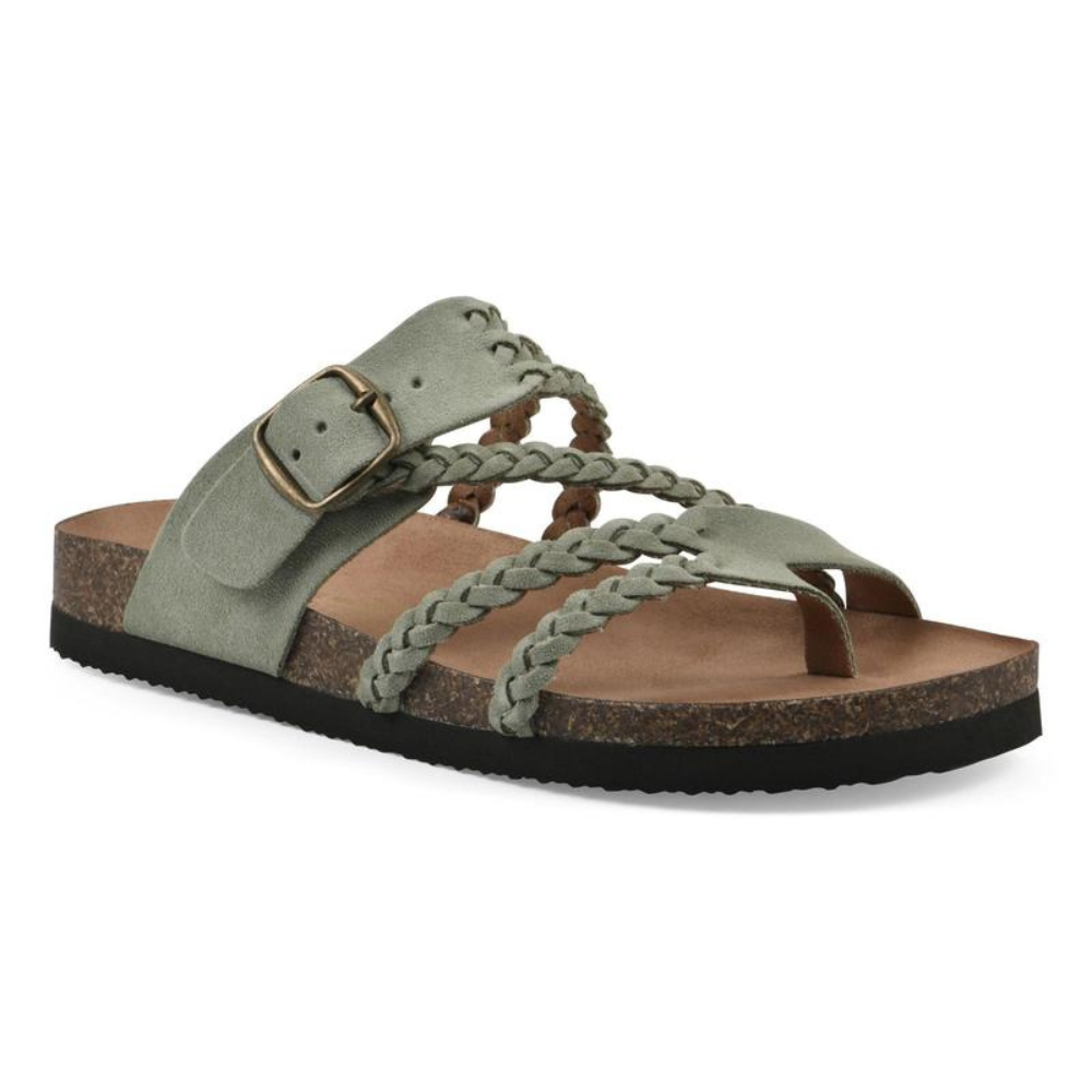 Hayleigh | Sandalias con Plantilla de Corcho Trenzado
