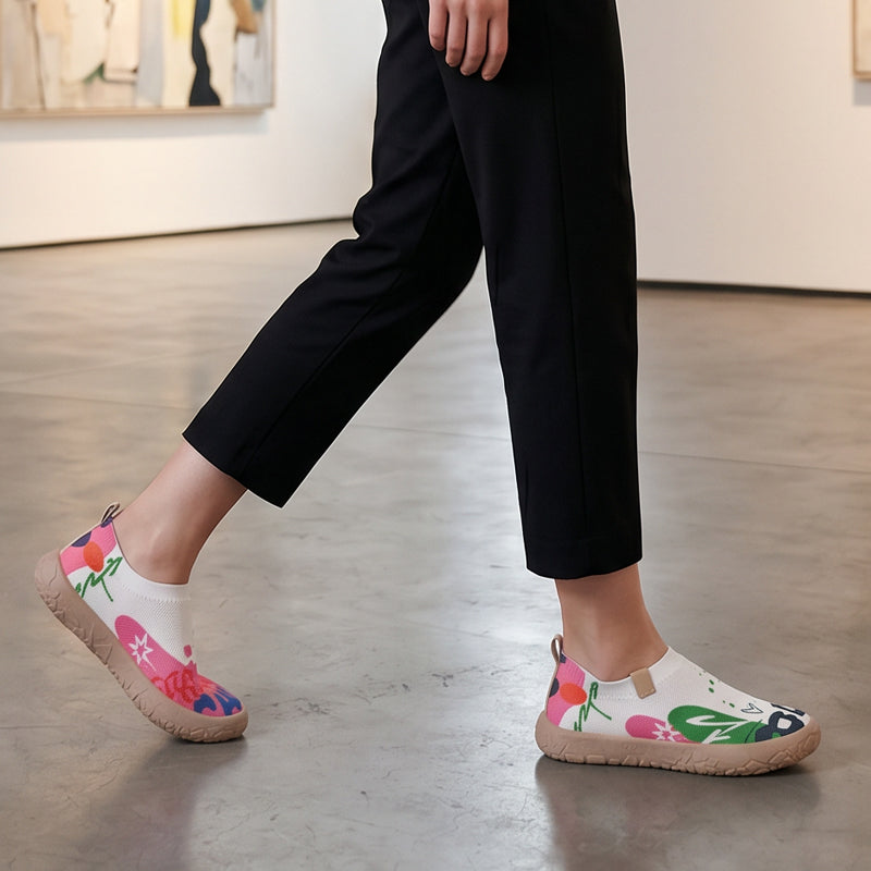 Sophia | Zapato Slip-On de Estampado Artístico con Suela Suave