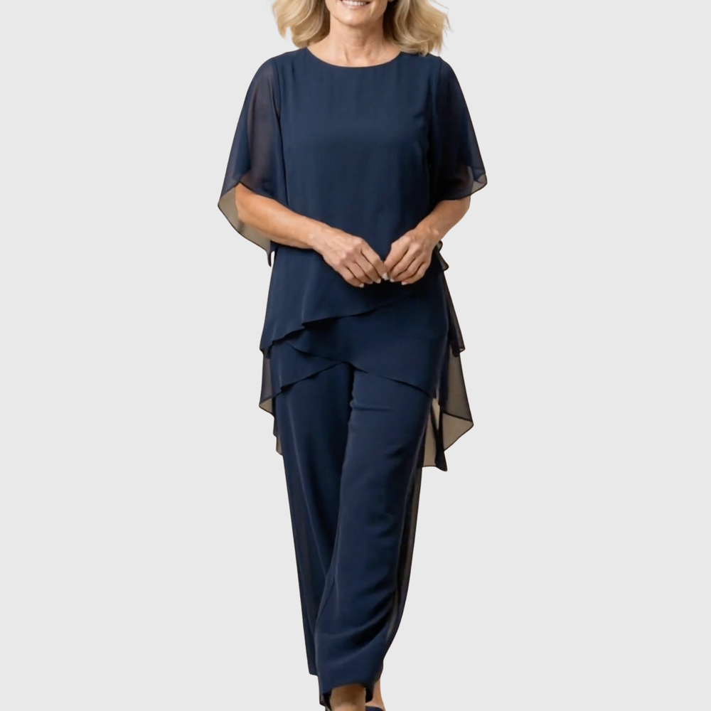 Fiorella | Conjunto Palazzo Fluido para Confort Elegante y Estilo