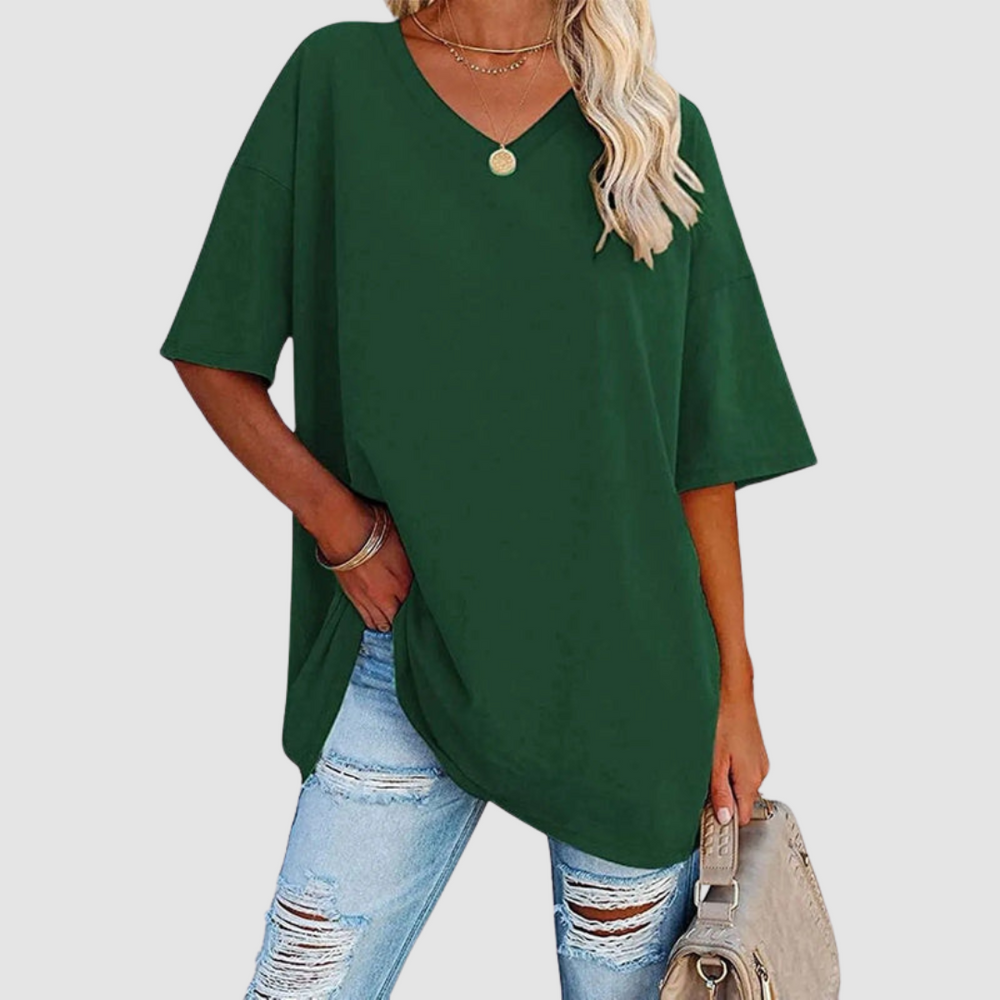 Gabrielle | Camiseta Elegante de Escote en V