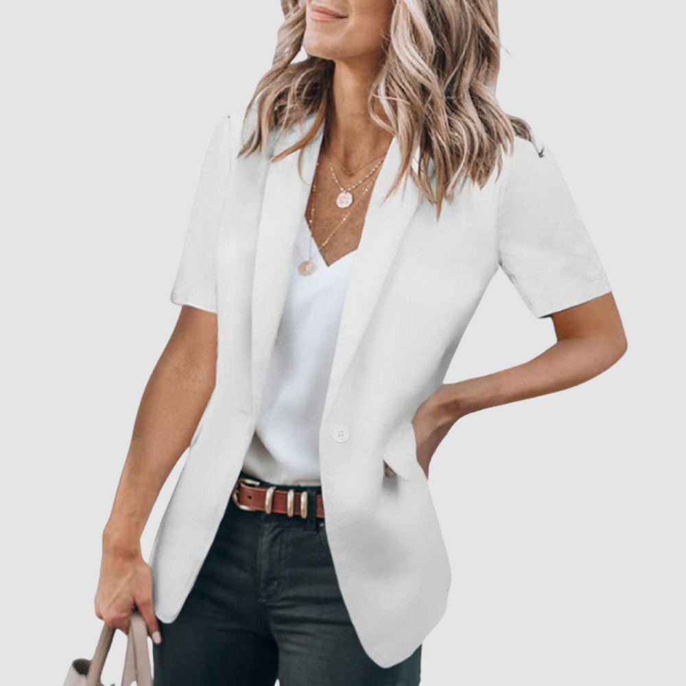 Dollie | Blazer Moderno de Manga Corta