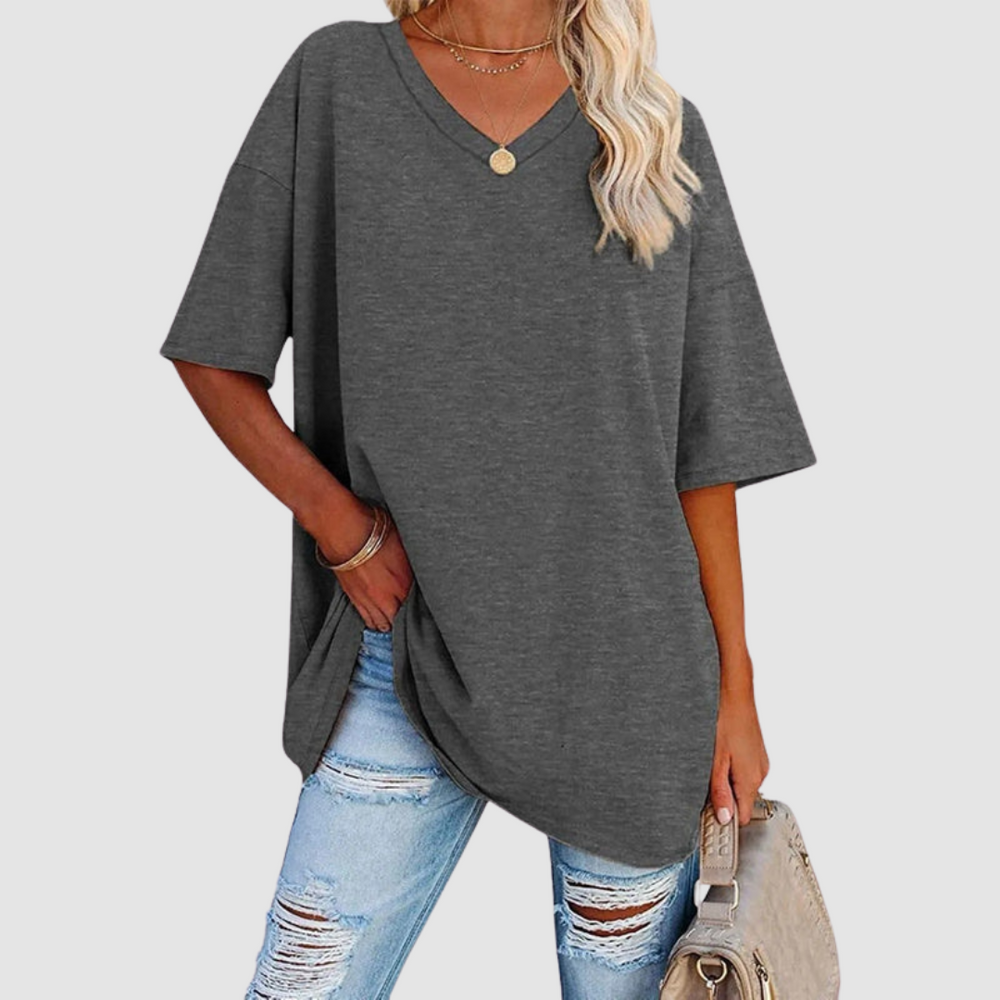 Gabrielle | Camiseta Elegante de Escote en V