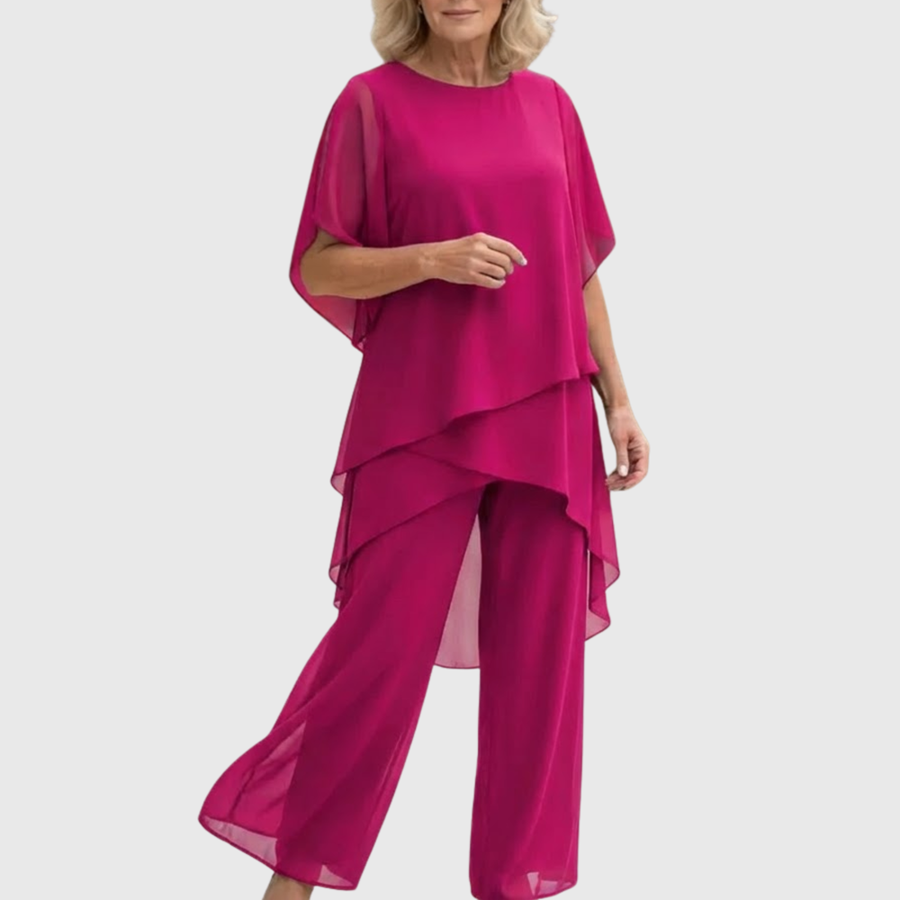 Fiorella | Conjunto Palazzo Fluido para Confort Elegante y Estilo