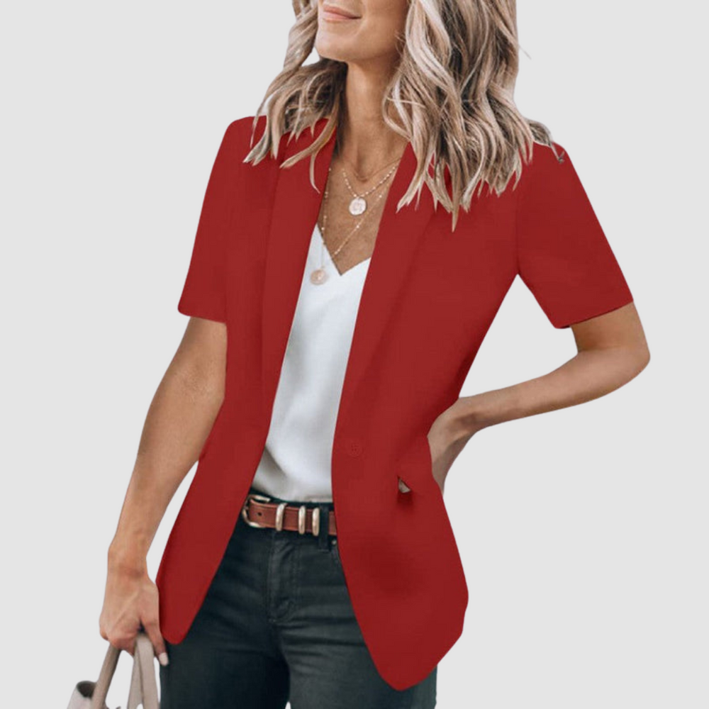 Dollie | Blazer Moderno de Manga Corta