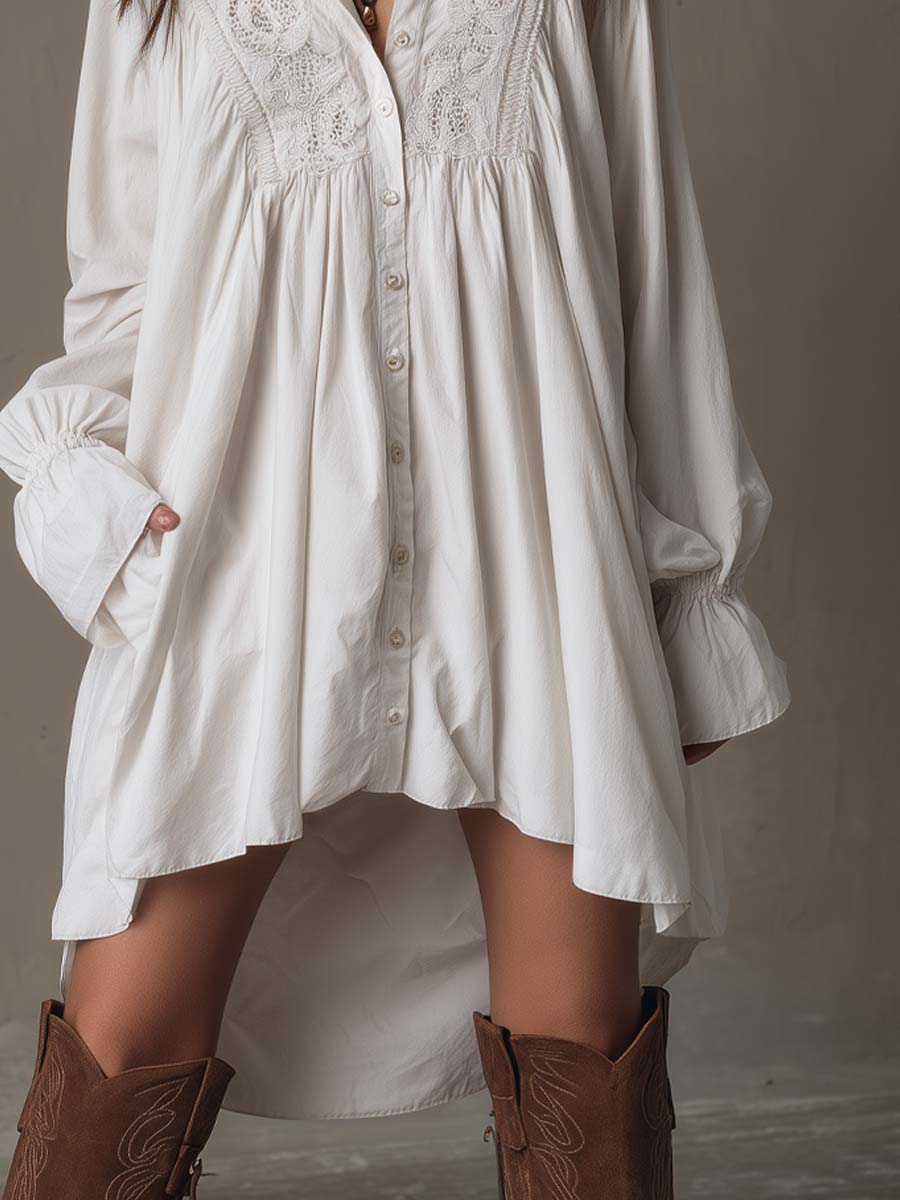Anastasia | Mini Vestido de Encaje Vintage