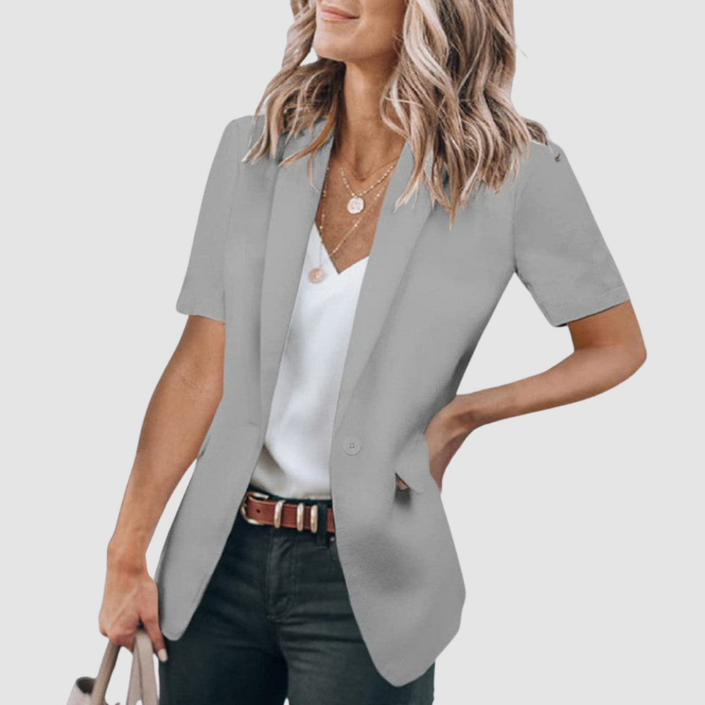 Dollie | Blazer Moderno de Manga Corta