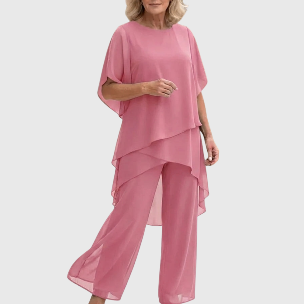Fiorella | Conjunto Palazzo Fluido para Confort Elegante y Estilo