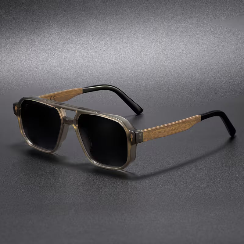Vittorio — Gafas de Sol de Acetato y Madera