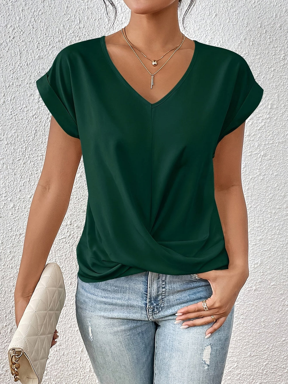 Cleo | Camiseta Clásica de Escote en V