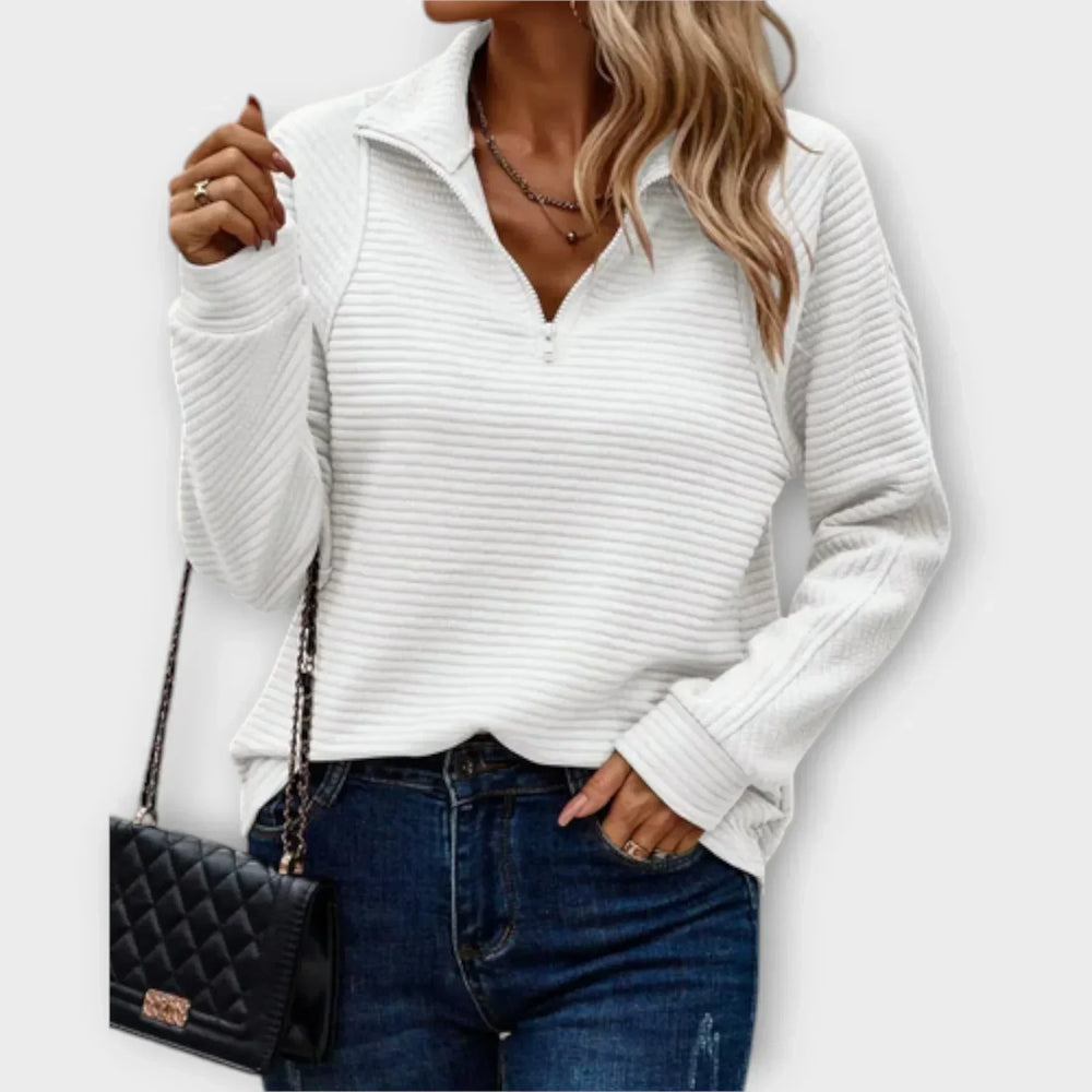 Dalia | Jersey con Media Cremallera