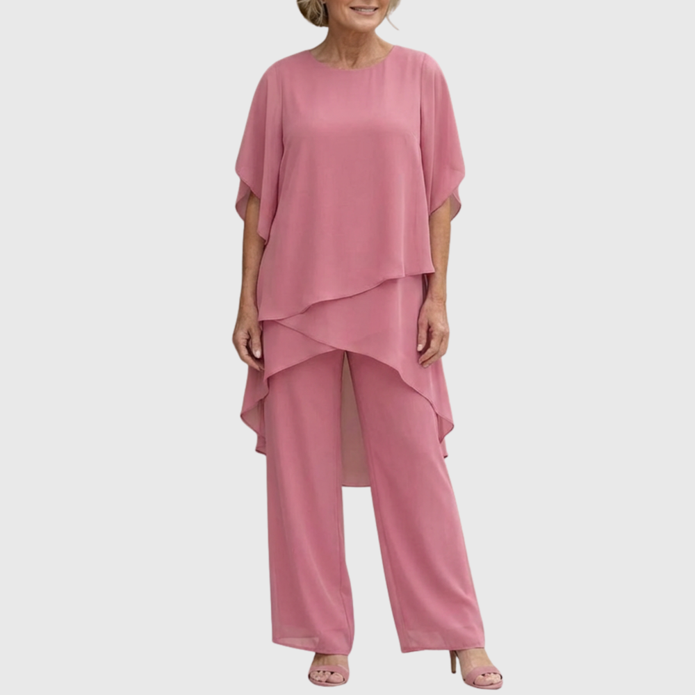 Fiorella | Conjunto Palazzo Fluido para Confort Elegante y Estilo