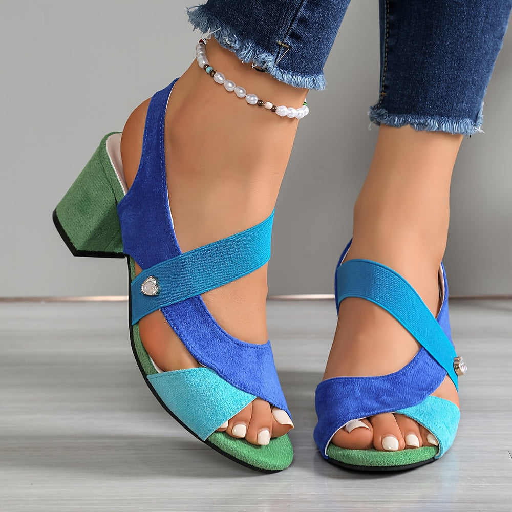Marguerite | Sandalias Ortopédicas Cómodas de Tacón de Bloque