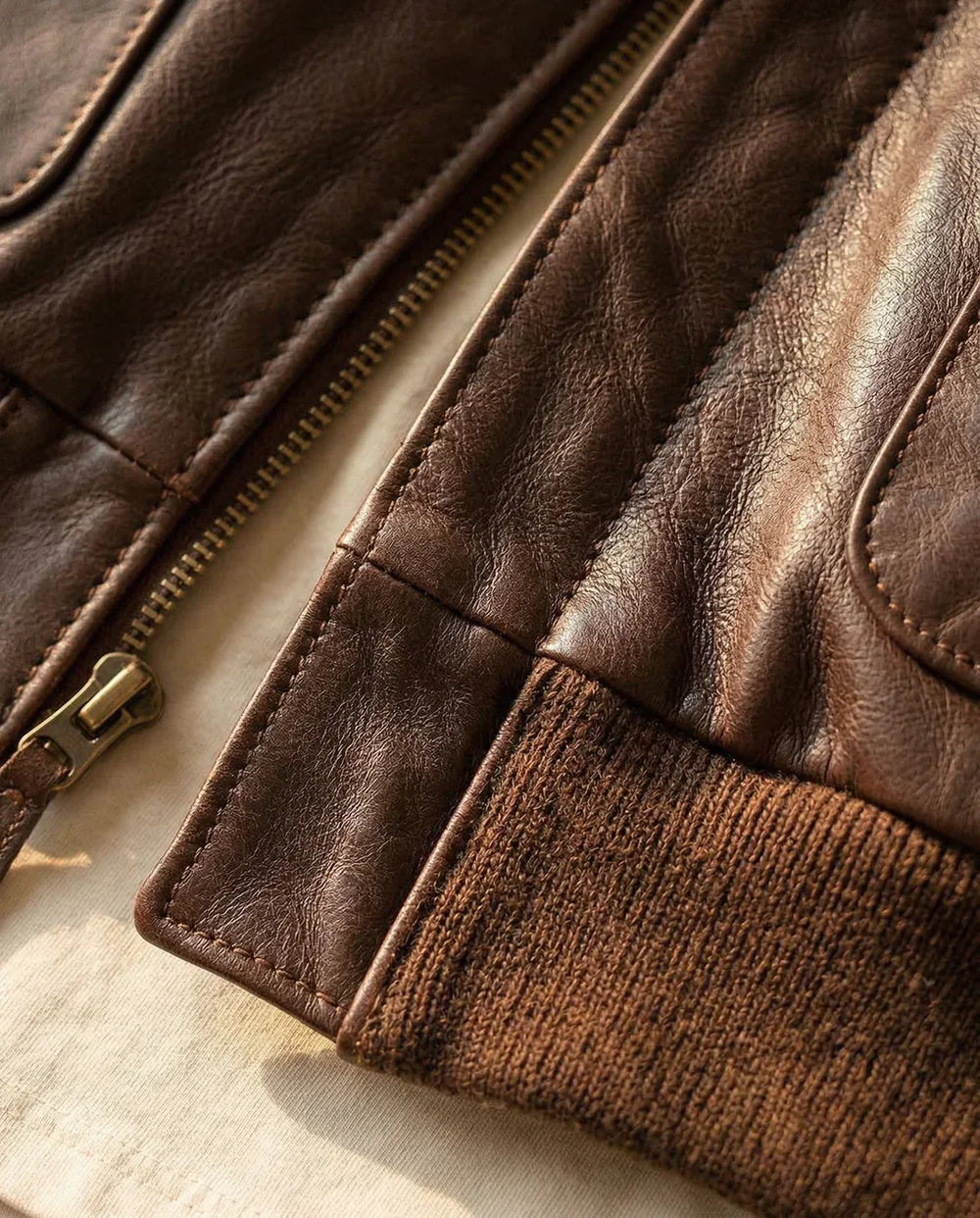 Leonardo — Chaqueta de Piel Aviador