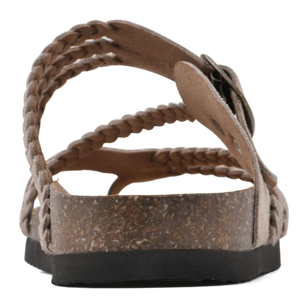 Hayleigh | Sandalias con Plantilla de Corcho Trenzado
