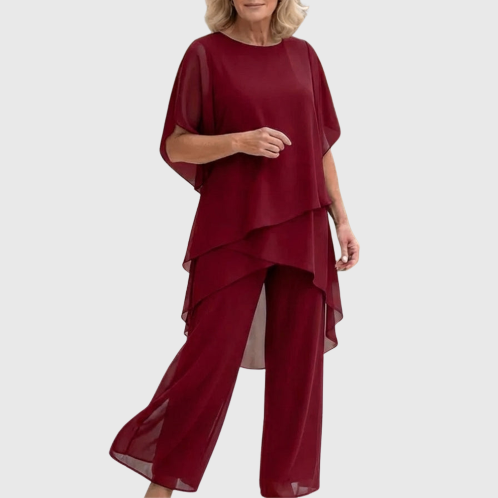 Fiorella | Conjunto Palazzo Fluido para Confort Elegante y Estilo