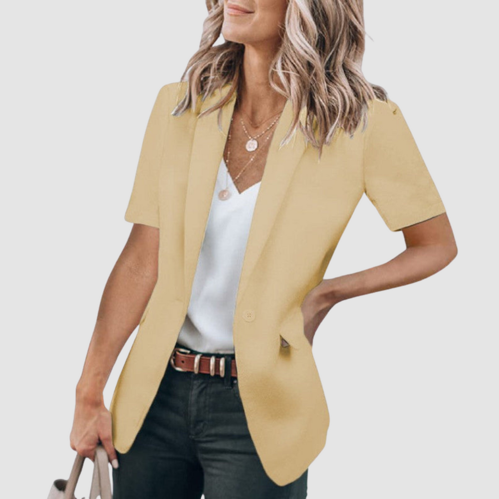 Dollie | Blazer Moderno de Manga Corta