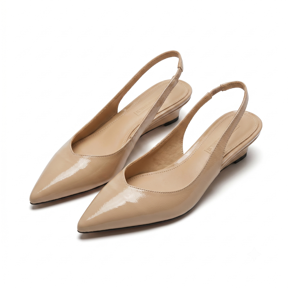 Rexella | Zapato Slingback de Puntera Cómoda