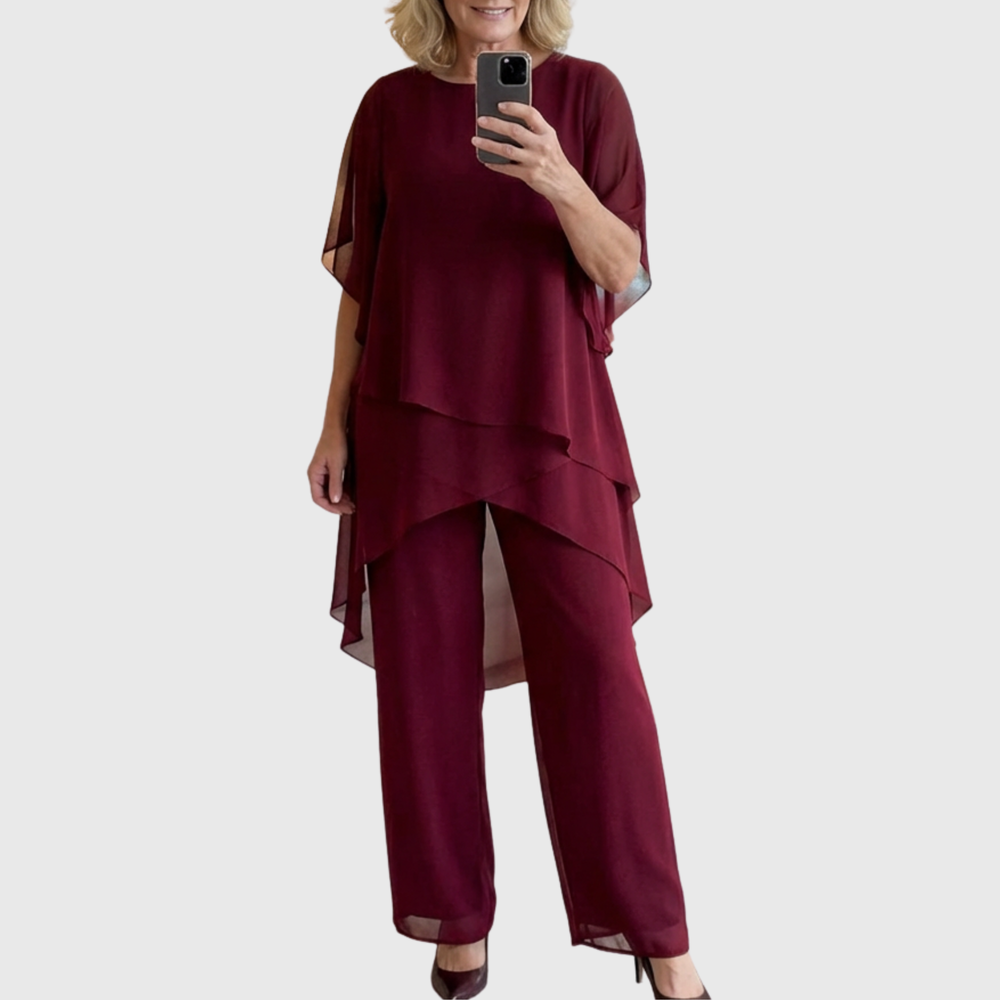 Fiorella | Conjunto Palazzo Fluido para Confort Elegante y Estilo