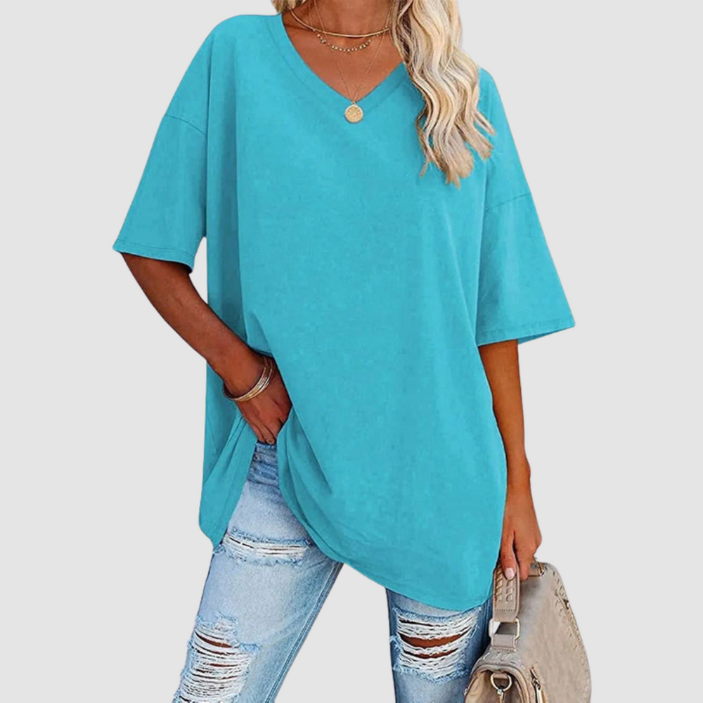 Gabrielle | Camiseta Elegante de Escote en V