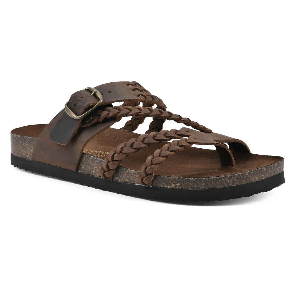 Hayleigh | Sandalias con Plantilla de Corcho Trenzado