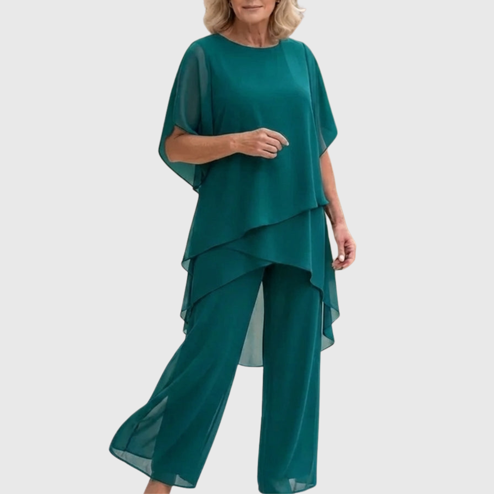 Fiorella | Conjunto Palazzo Fluido para Confort Elegante y Estilo