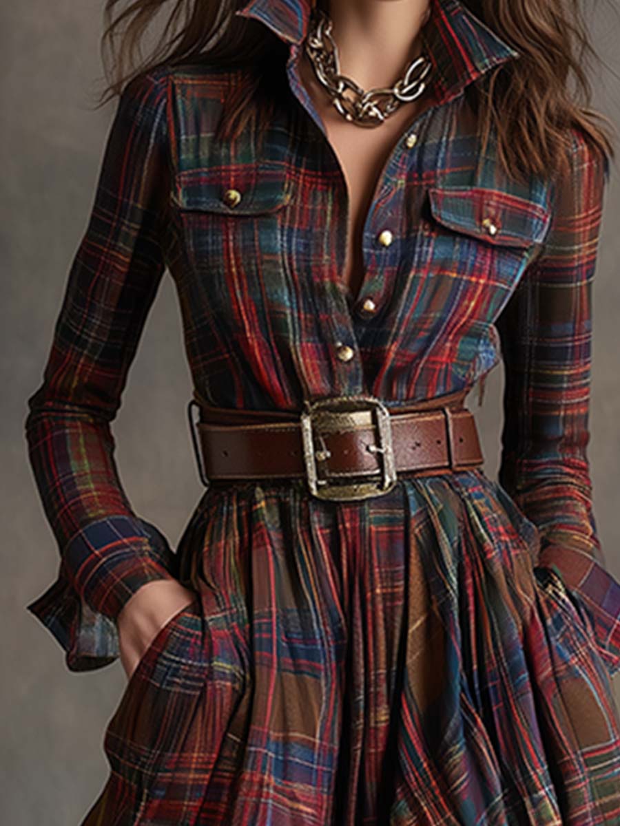 Taveline | Vestido Camisero Elegante Clásico