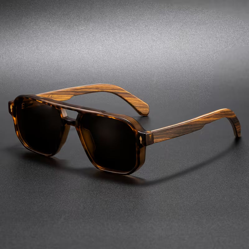 Vittorio — Gafas de Sol de Acetato y Madera