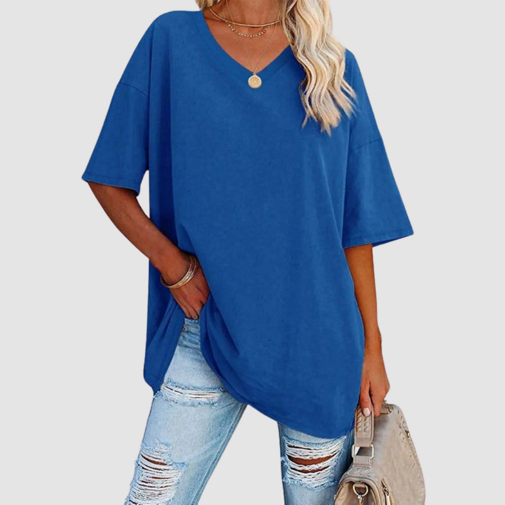 Gabrielle | Camiseta Elegante de Escote en V