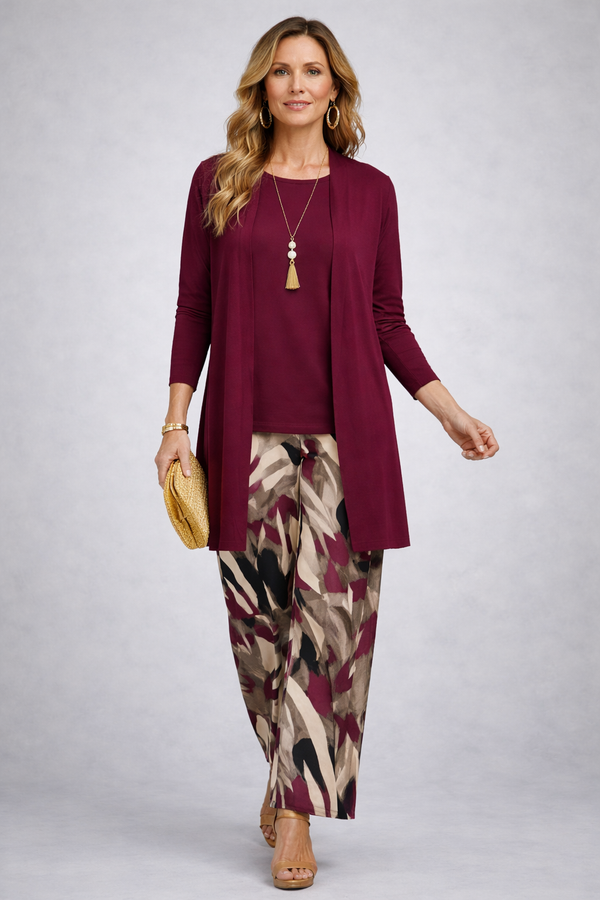 Fiona | Conjunto de Tres Piezas Classic Elegance