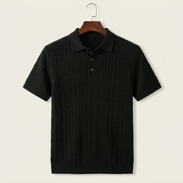 Riccardo — Polo de Punto Trenzado