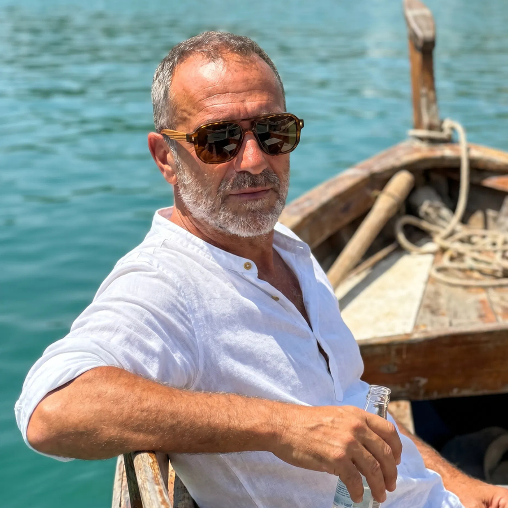 Vittorio — Gafas de Sol de Acetato y Madera
