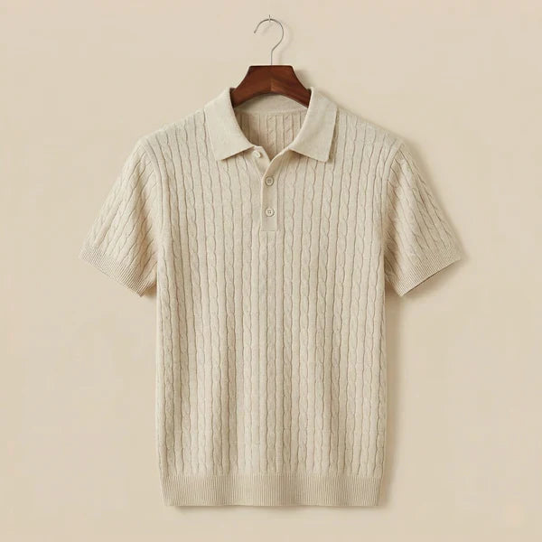 Riccardo — Polo de Punto Trenzado