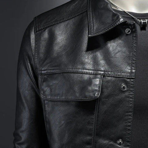 Chaqueta ligera de piel