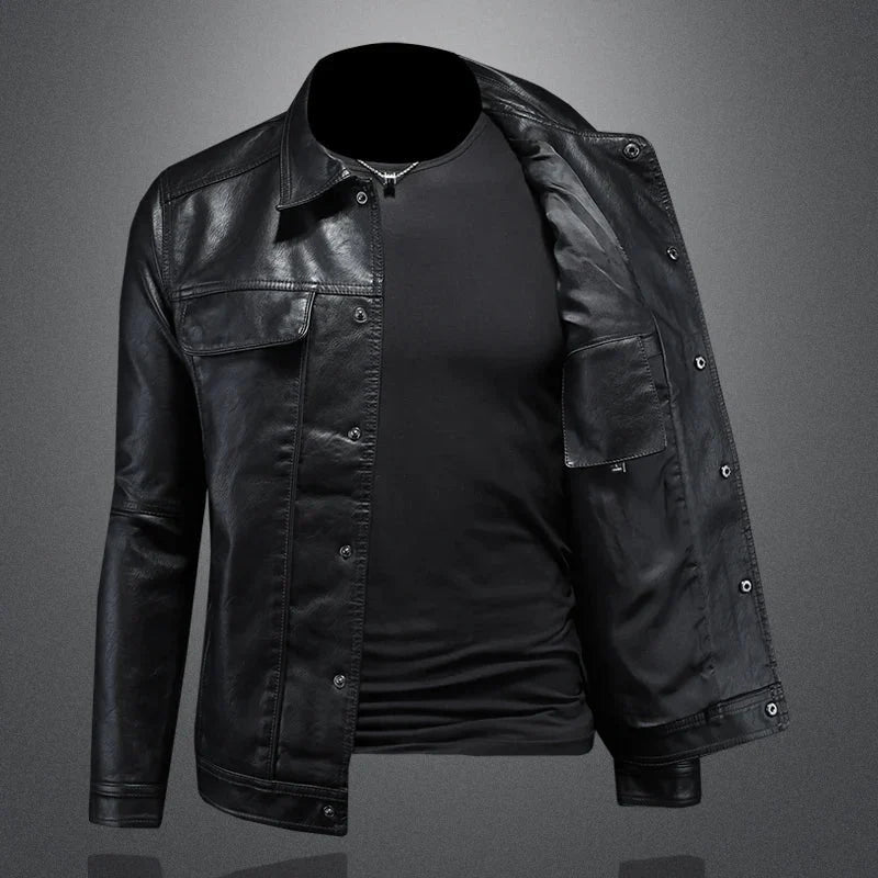 Chaqueta ligera de piel