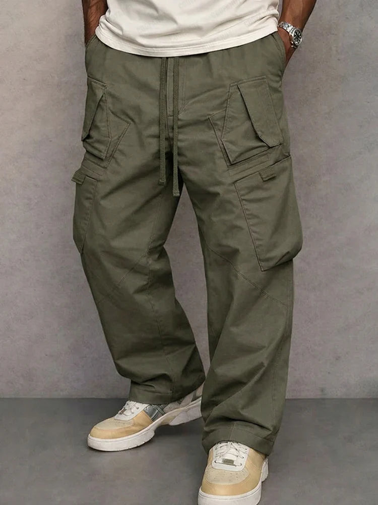 Pantalón cargo de pierna recta