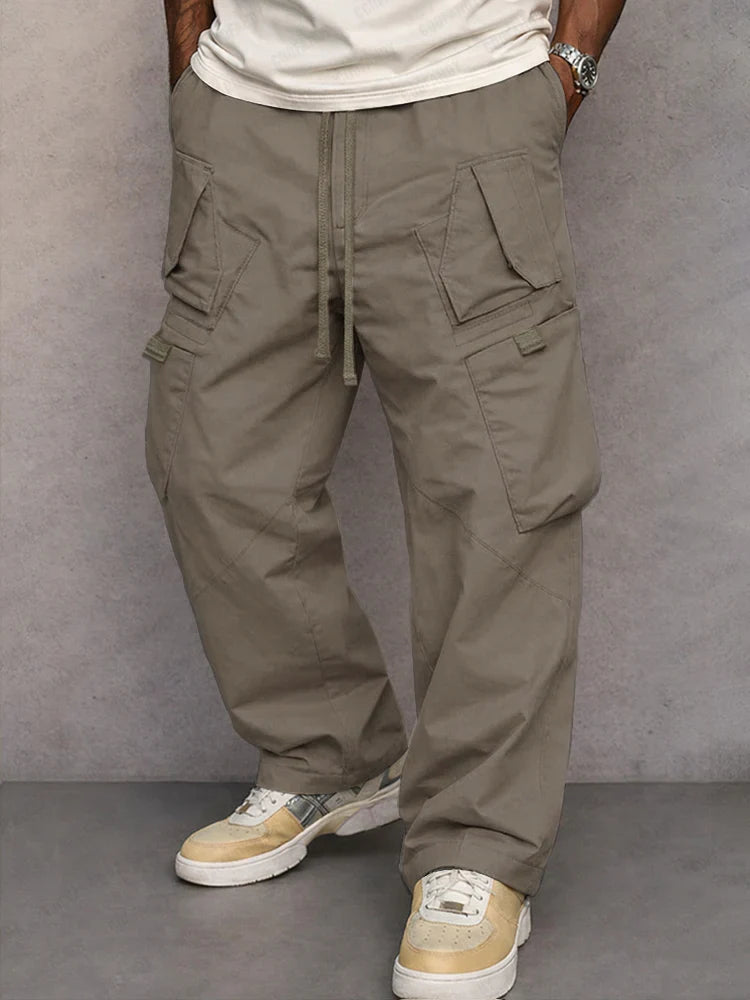 Pantalón cargo de pierna recta