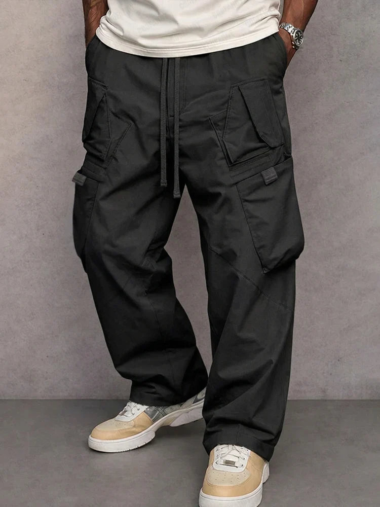 Pantalón cargo de pierna recta