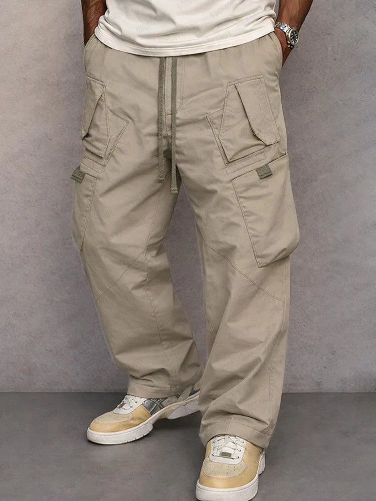 Pantalón cargo de pierna recta