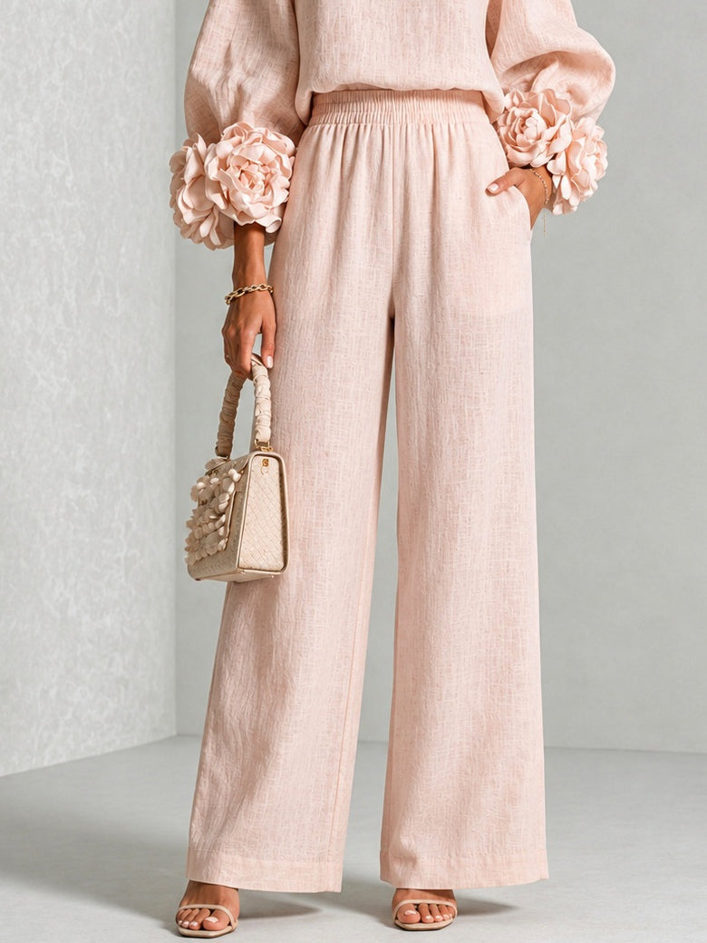 Vittoria | Conjunto de Dos Piezas con Puños Florales