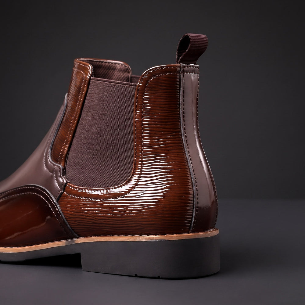 Lorenzo | Botines Chelsea brillantes de noche